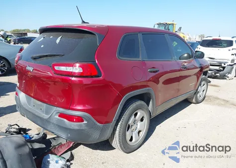 2014 Jeep Cherokee Sport из США, поврежденный, VIN 1C4PJLAB4EW123494
